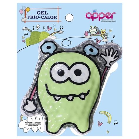 Apper Gel Frio Calor Para Niños Monster Apper Compresas Mi Farma