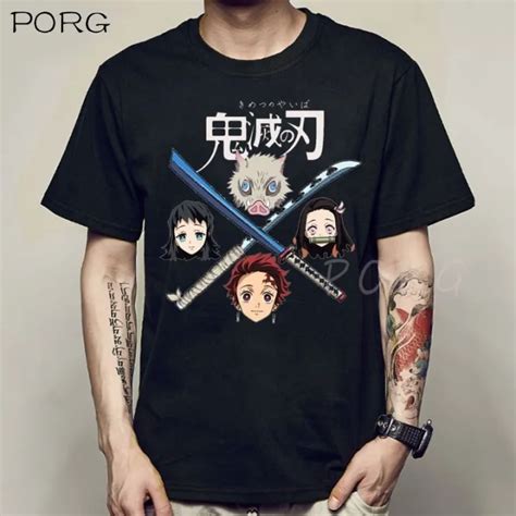 Demon Slayer Kimetsu No Yaiba T Shirt Cotton Japan Anime Manga Inosuke