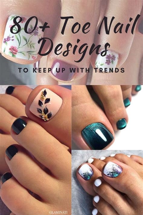 Toe Nail Designs To Keep Up With Trends Simple Toe Nails Pedicure