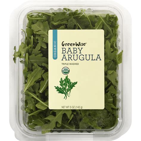 GreenWise Baby Arugula Organic Triple Washed 5 Oz Delivery Or