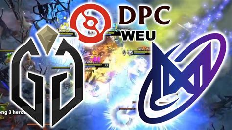 NIGMA GALAXY Vs GAIMIN GLADIATORS DPC WEU TOUR 2 DIVISION 1 DOTA 2