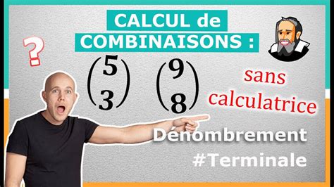 Calculer La Main Des Combinaisons Exercice Corrig Terminale