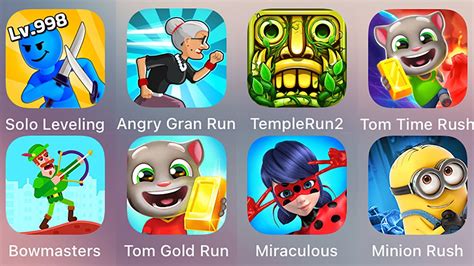 Bowmasters Subway Surf Supreme Duelist Tom Gold Run Minion Rush Temple