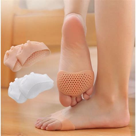 Silicone Gel Forefoot Pads Pain Relief Support Front Feet Care Slip