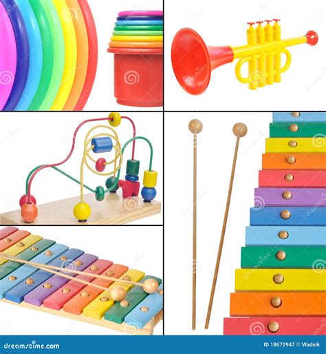 Toys Collage Royalty Free Stock Photography Image 18672947