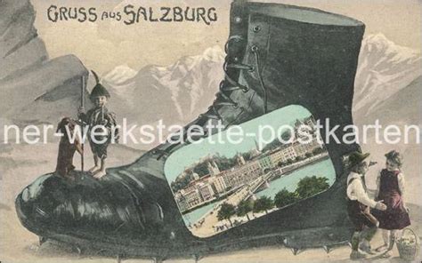 Salzburg 1924 Wiener Werkstätte Postkarten