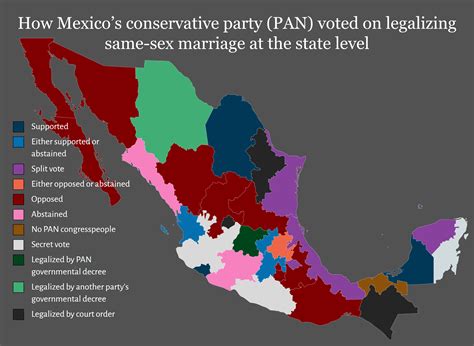 How Mexicos Conservative Party Voted On Gay Marriage R Mapporn