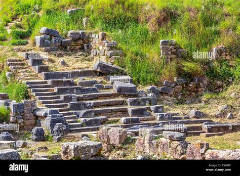 Sparta, Greece Ancient ruins remains in Peloponnese Stock Photo - Alamy