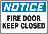 Fire Door Keep Closed Safety Sign Mext