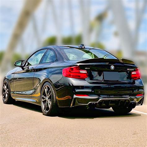 F22 2 Series BMW Glossy Black Spoiler 2014-2021 – Bayoptiks