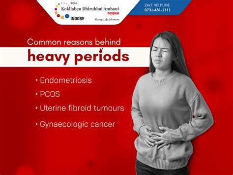 Common reasons behind heavy periods
