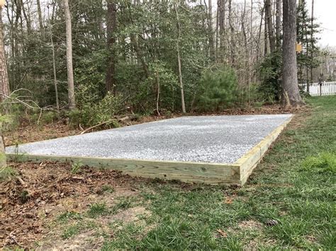 Let Us Install Your Shed Foundation Concrete Or Gravel Shed Base