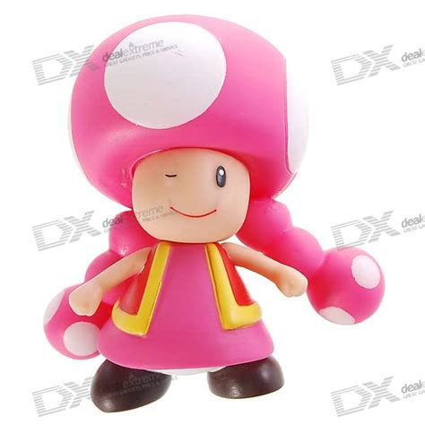 Cute Mario Figure Display Toy Toadette Pink Sku Wholesale Cute Mario