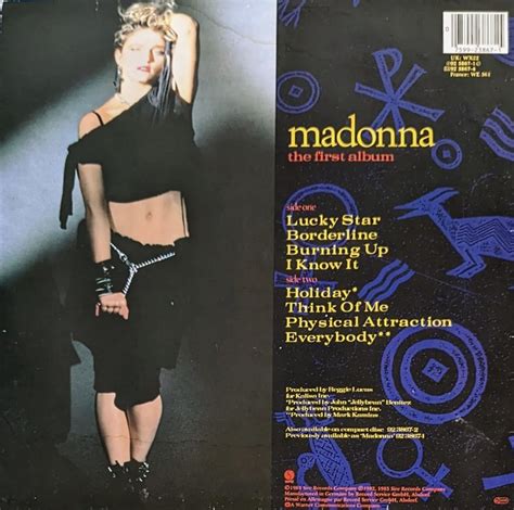 Its All Madonna S Fault On Twitter Madonna The First Album