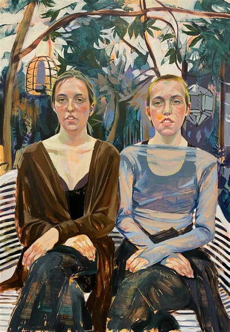 Naila Hazell We Are Similar But Different 2022 Oil On Board