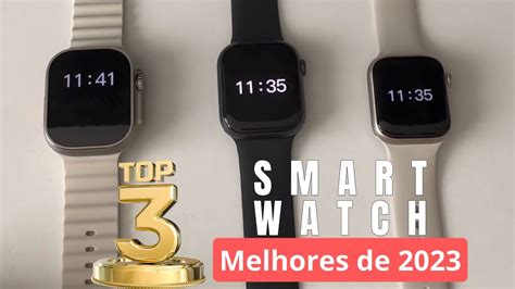 TOP MELHORES SMARTWATCHES DE 2023 ESTILO APPLE WATCH ULTRA E SERIES