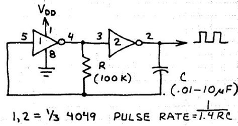 Clock Pulse Generator Circuit Diagram