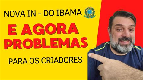 E Agora Criadores Nova In Do Ibama Oque Muda Para Os Criadores