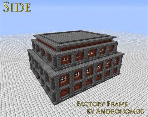 Factory Building Frame By Andronomos Minecraft Architecture