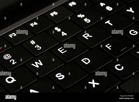 Black Computer Keyboard Stock Photo Alamy