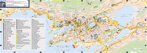 Bergen Norway Tourist Map