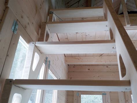 Fold Flat Ladder Create Even More Space In Your Bunkie