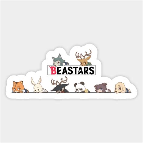 Beastars Legoshi And Friends Beastars Sticker Teepublic