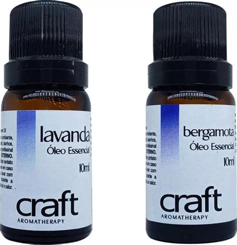 Kit 2 Aceites Esenciales Puros De Lavanda Y Bergamota 2x10 Ml K12