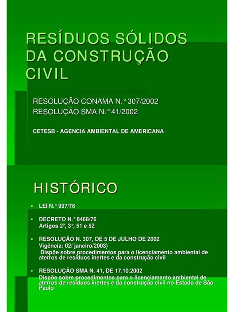 PDF Resíduos sólidos na contrução civil CONAMA 307 2002 DOKUMEN TIPS