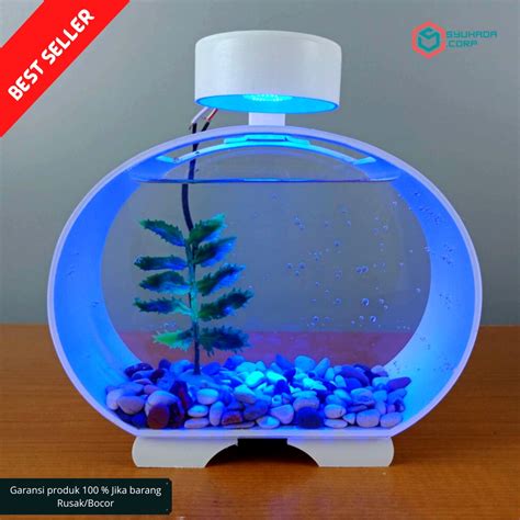 Jual Promo Aquarium Ikan Cupang Soliter Akrilik Aquarium Mini