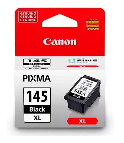 Cartucho Canon Pg 145 Xl Preto Original Mg2910 3010 Ts3110 Frete grátis