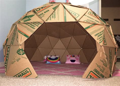 Geodesic Dome Cardboard By Ray Friddle