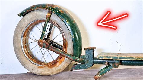 Rusty Broken Oldtimer Scooter Restoration A Time Tested Beauty Youtube