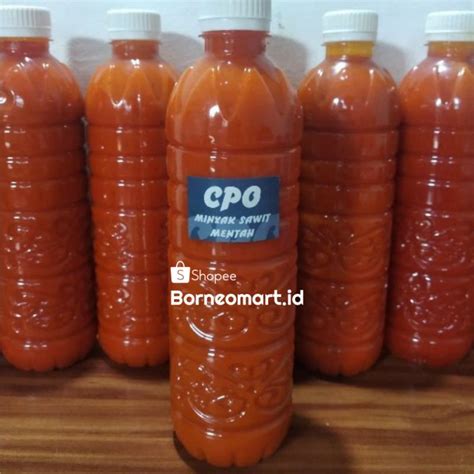 Jual Minyak Sawit Mentah CPO 600 ML Shopee Indonesia