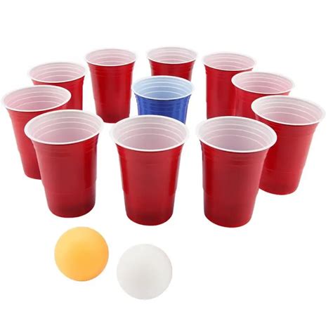 Beer Pong Set Beer Pong Drinking Game Party Fun Kit Set Beer Pong Cups