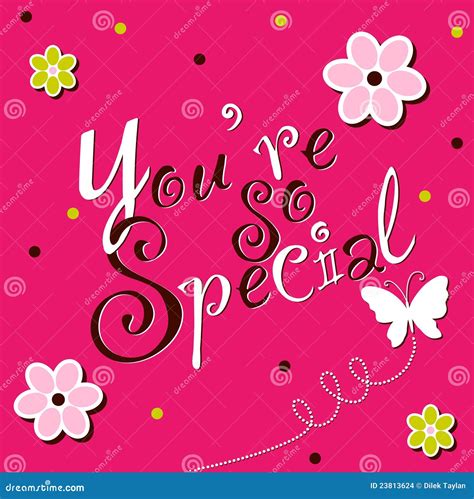 You are special stock vector. Illustration of background - 23813624