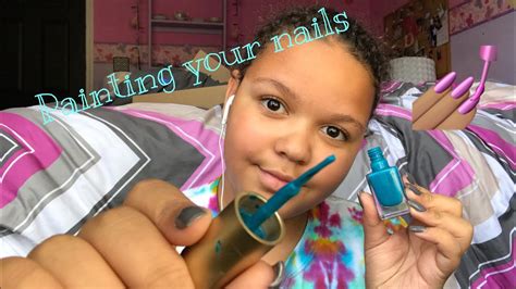 Asmr Doing Your Nails 💅🏽 Youtube