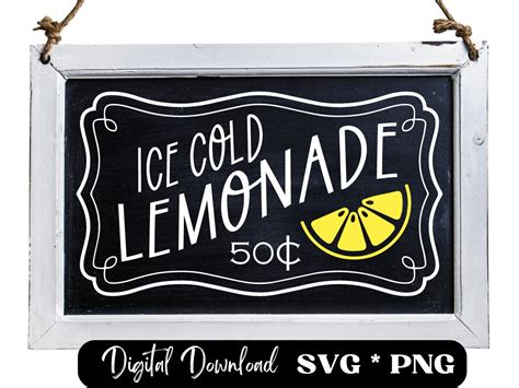 Lemon Svg Lemonade Sign Svg Etsy