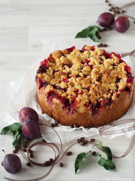 Zugabe Oder Saftiger Zwetschgen Kuchen Mit Sahnequark Und Espresso