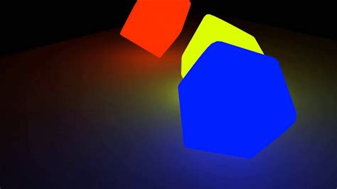 Blender Animation Fallende Neon W Rfel Youtube