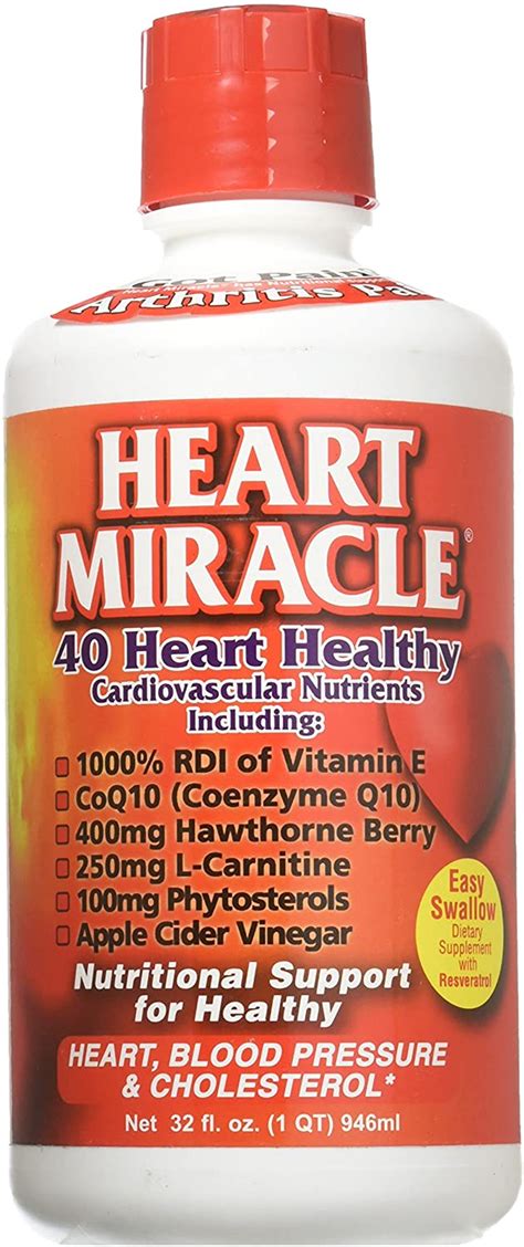 Century Systems Heart Miracle 40 Heart Healthy Cardiovascular Nutrients