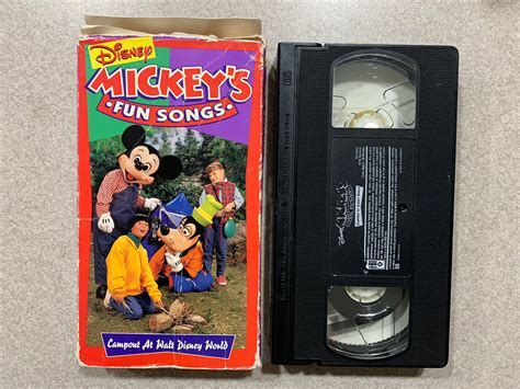 Disney Mickeys Fun Songs Campout At Walt Disney World Vhs 1994 Sing