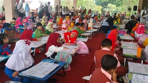 Meriahkan HUT Ke 25 Kota Depok Ratusan Anak Anak TK Ikuti Lomba