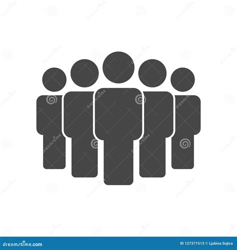 Icono De La Gente Icono De Grupo Grupo De Personas O Grupo De