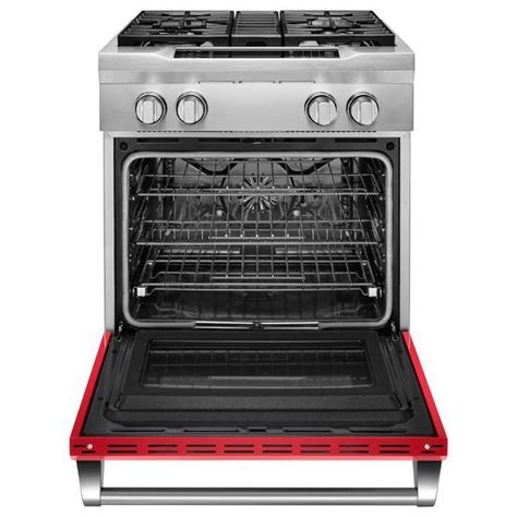 KitchenAid KDRS407VSD 30 4 Burner Dual Fuel Freestanding Range