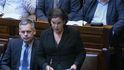 RTÉ News on Twitter SF s Mary Lou McDonald has said that the plan to