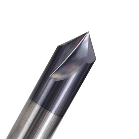 Carbide Chamfer End Mill 90 Degree Hrc55 3flute Milling Cutter Cnc