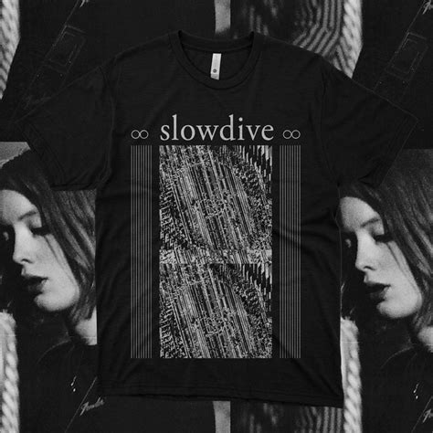 Slowdive Band T Shirt Shoegaze Post Punk Hard Rock Souvlaki Sonic Youth