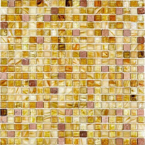 Apollo Tile Mingles 11 6 In X 11 6 In Glossy Beige And Pearl Glass