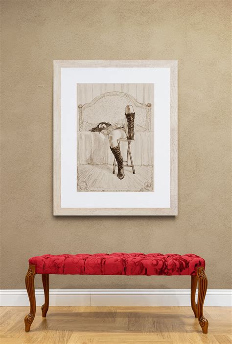 Sensual Art Erotic Sketch Nude Sketch Nude Girl Erotic Etsy